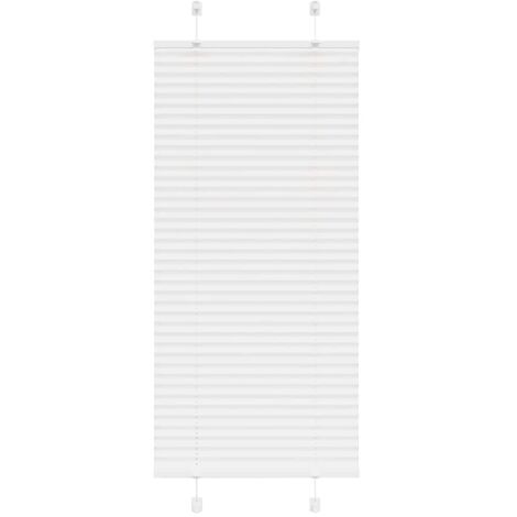 Plissee Weiß 65x150 cm Stoffbreite 64,4 cm Polyester vidaXL