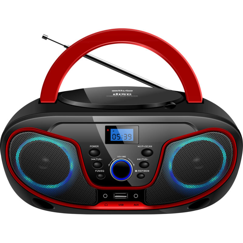 Silva Schneider - Mpc 19.4 Usb Cd-radio Ukw Aux, Cd, Usb Schwarz, Rot
