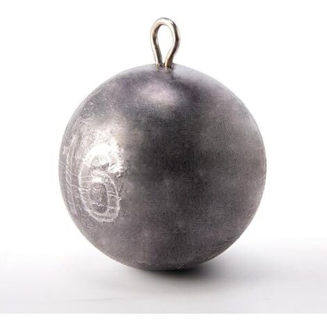 Plomb De Pêche Sphérique - Pour Pêche En Mer - Anneau En Acier Inoxydable - 1 À 7 Oz (5 Pièces) Ou 12 À 16 Oz (3 Pièces)