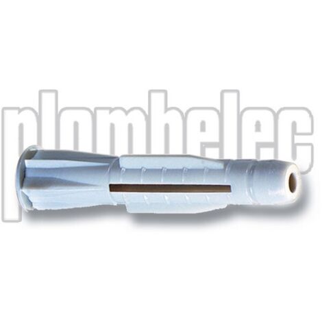 Plombelec 050206 – 100 x PLOMBATORS Dübel Ø6 x L40 mm aus verschiedenen Materialien für VBA-Schrauben oder Schraubösen