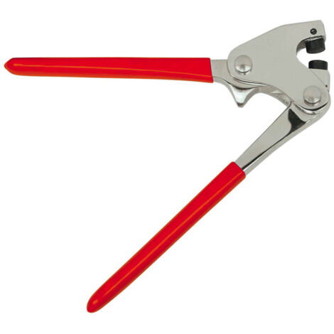 Plombenzange Länge 150 mm für ø 9 mm Blei-Plomben, Werkzeugstahl vernickelt