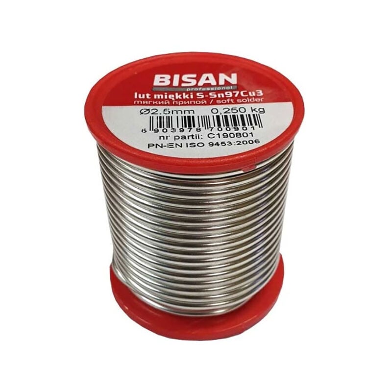 Plomberie plombier fil de soudure sanse s-sn97cu3 25mm pour tube en cuivre 250g