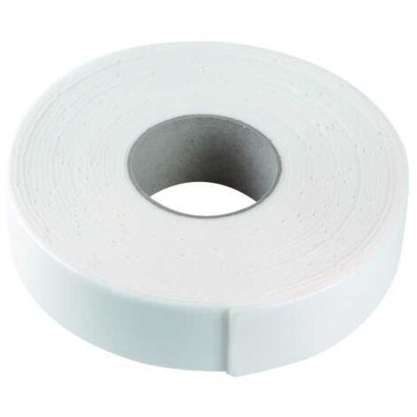 Plombservice – Bande adhésive isolante blanche M1 10 mètres – Largeur 50 mm – Épaisseur 3 mm – Résistance au feu M1 pour isolation efficace