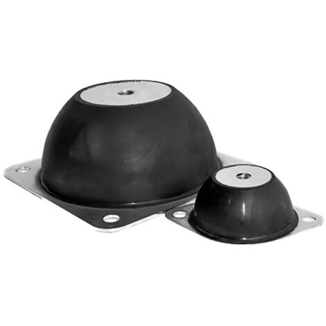 Plot antivibratoire mâle RS PRO M8 Ø 59mm en Caoutchouc ( Prix pour 1 )