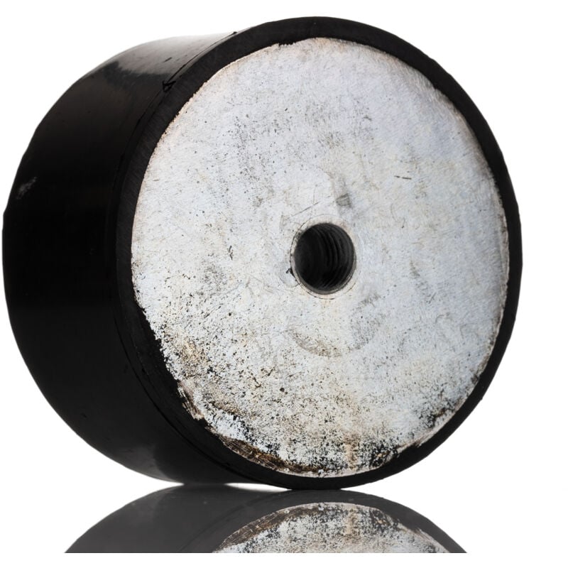 Rs Pro - Plot antivibratoire femelle M16 ø 100mm en Caoutchouc naturel ( Prix pour 1 )