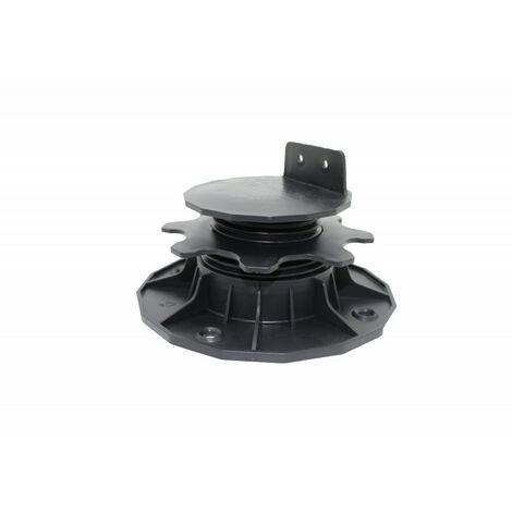 PLOT RÉGLABLE DE 35 À 70 MM POUR TERRASSE BOIS ET COMPOSITE - Coloris - Noir