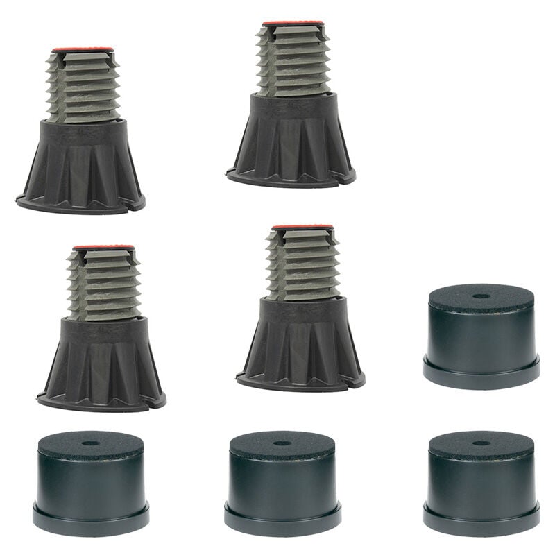 Plot Stabilibac - lot de 4 pieds + rallonge pour bac à douche - Lazer 150624