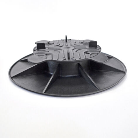 Plot terrasse - Lambourde larg. max. 55 mm - Hauteur réglable de 3 à 5 cm - Lot de 10
