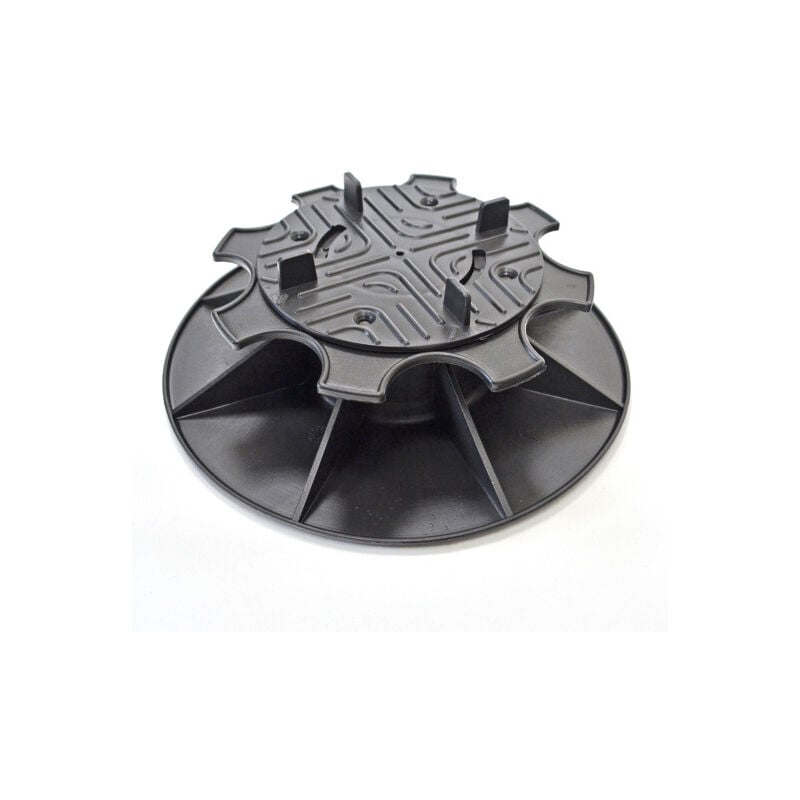 Décoweb - Plot terrasse - Lambourde larg. max. 55 mm - Hauteur réglable de 5 à 8,5 cm - Lot de 10