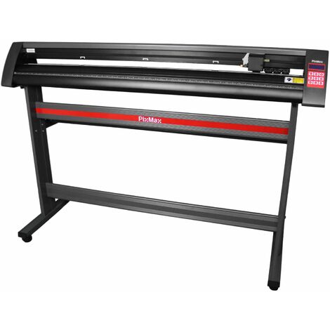 Plotter XL Extra Large Découpe de Vinyle 135cm avec Stand - Impression Transfert Sublimation - Œil Optique Intégré - Création, Personnalisation T-Shirt, Pull, Sac [Logiciel & 3 Lames INCLUS]