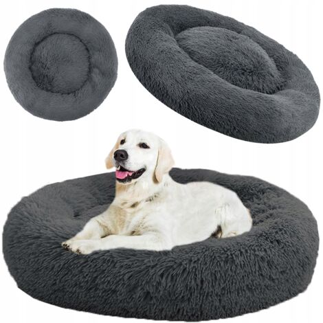 Plüsch-Hundebett 100 dunkelgrau (15) GABC