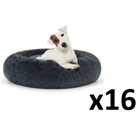 Plüschbett M 60 cm – dunkelgrau x 16