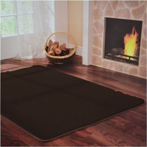 Plüschteppich 70x140cm versch. Farben - braun