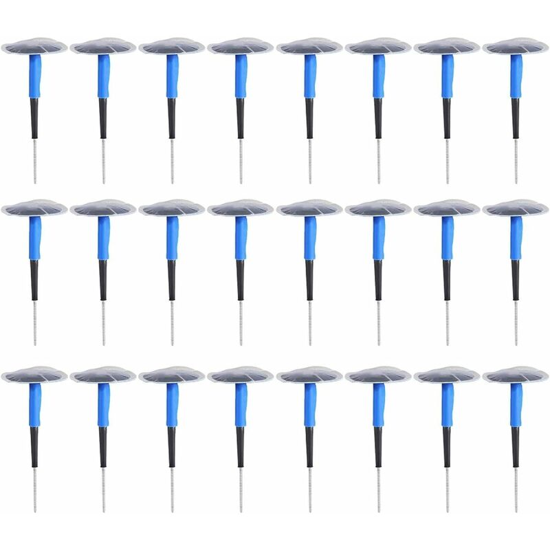 Starlight - Plug Patch Gum,SL.GT Champignon de réparation de crevaison de pneu Tubeless universel pour moto de voiture (24 pièces,36 * 4mm)
