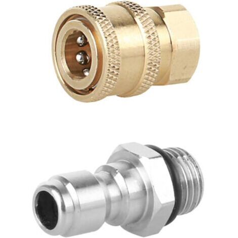 Plug Prise Connecteur Haute Pression Attache Suite Masculin M14,Connecteur rapide 1/4