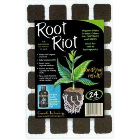 Plug Root riot x 24 - Bouturage et germination - Growth technology