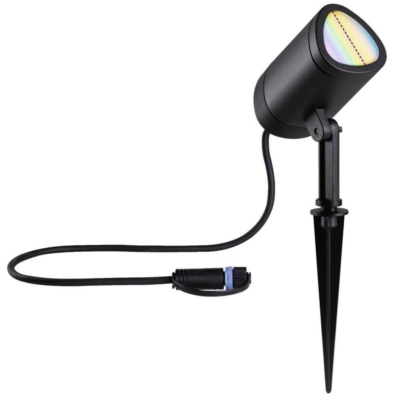 94849 Système d'éclairage Plug&Shine spot de jardin led led 6.5 w rvbb anthracite - Paulmann