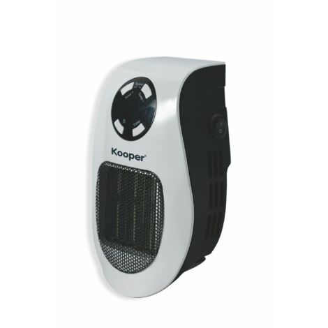 PLUGGYPLUS MINI TERMOVENTILATORE STUFETTA DA PARETE BIANCO 900W