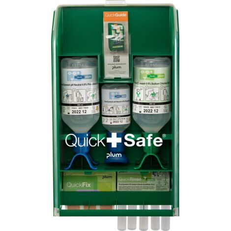 PLUM 1-Hilfe-Station QickSafe Box Chemical Industry