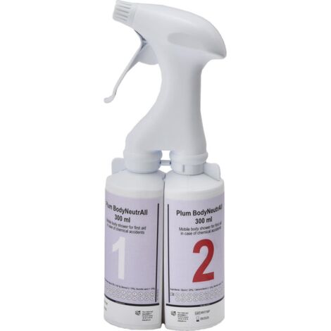 PLUM Dekontamination Sprühflasche Bodyneutral 2x300ml