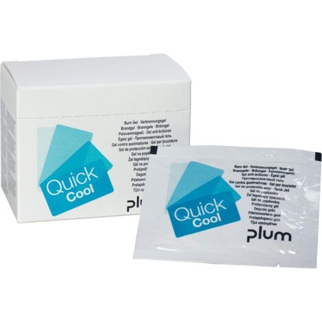 PLUM Verbrennungsgel QuickCool Box mit 18 Sachets