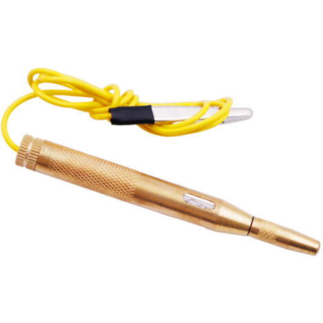 Probador Eléctrico Para Coche 6V/24V - Sonda Larga Con Luz Para Circuitos, Fusibles Y Cableado | Herramienta De Diagnóstico Automotriz
