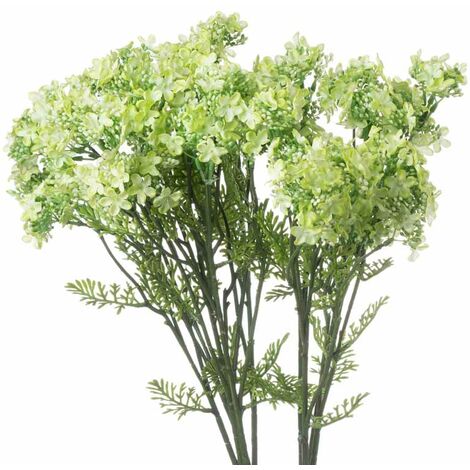 Plumb Blossom Spray Artificial Plant - L29 x W29 x H71 cm - Green