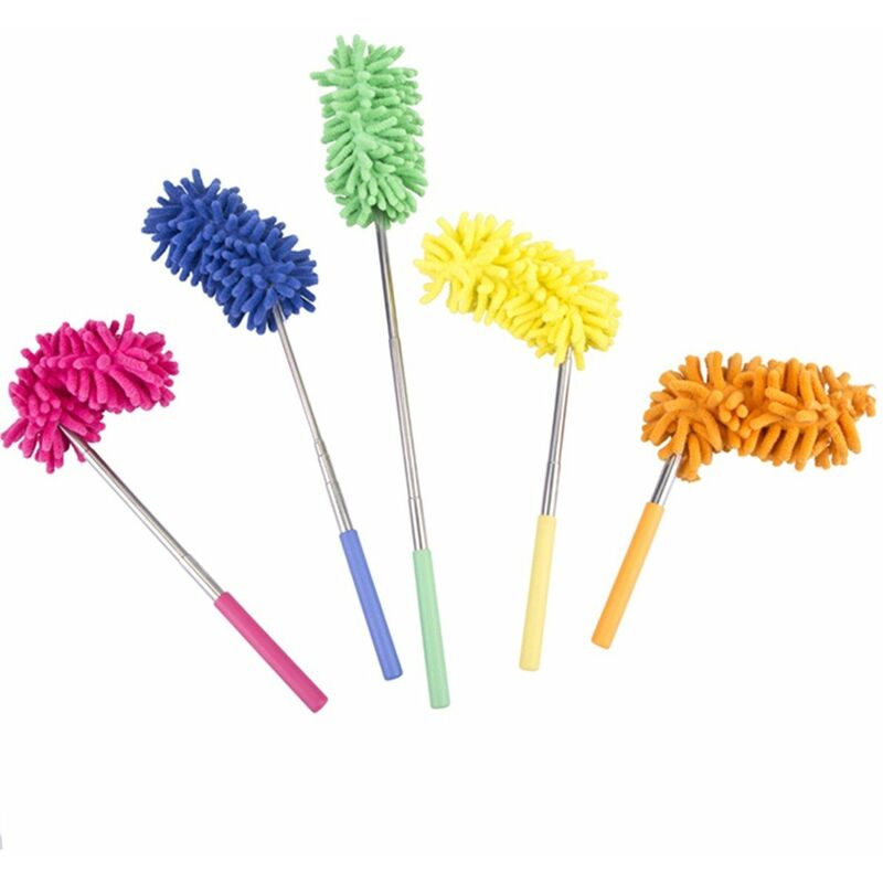 Plumeau chenille télescopique - Lot de 5 - Astuceo