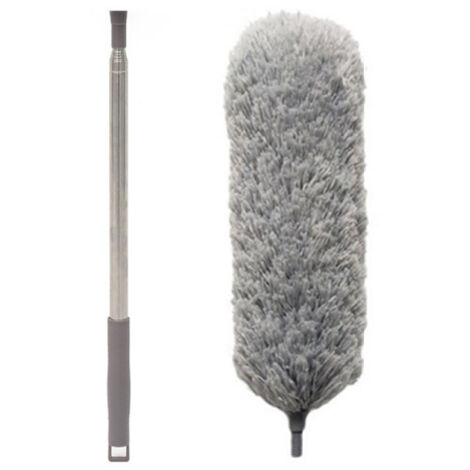 Plumeau télescopique, balai à poussière extra long jusqu'à 250 cm (1 pièce)