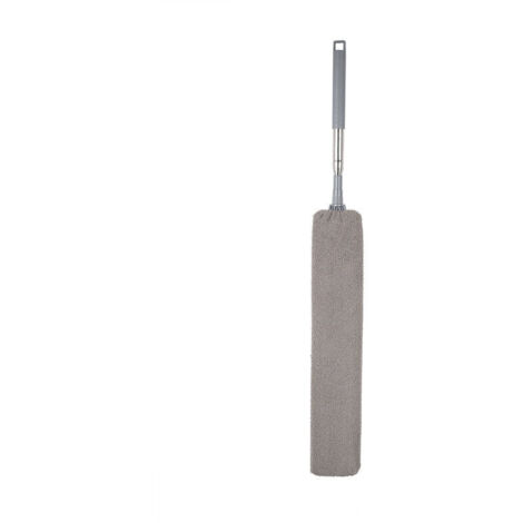 Plumeau télescopique en microfibre lavable avec manche en acier inoxydable flexible pour épousseter canapé lit meubles sol poussière domestique