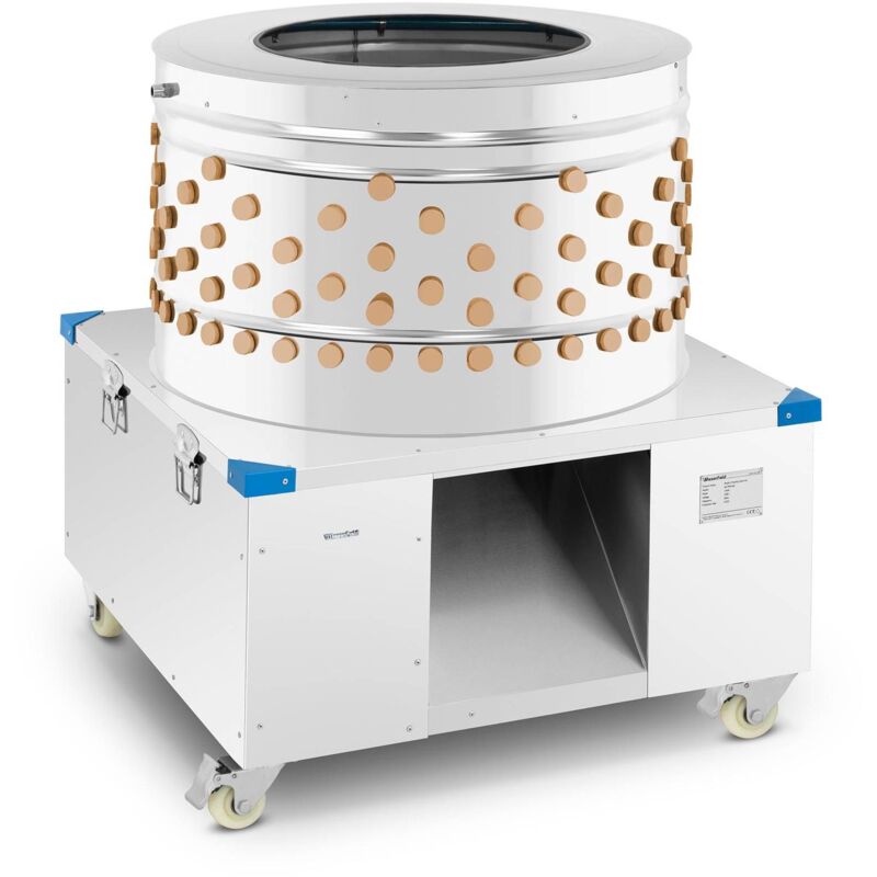 Wiesenfield - Plumeuse De Volaille Machine à Plumer Oiseaux D'Élevage Poulet 211 Doigts 2200w