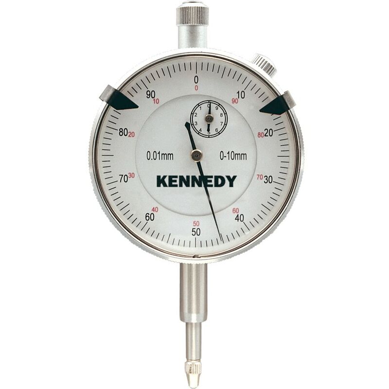Plunger Dial Gauge 10 x 0.01mm x 0-100 - Kennedy