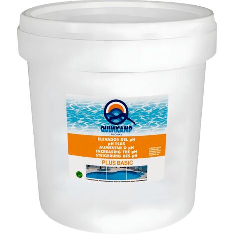 Plus Basic granulés 30 kgs. – réhausseur de pH pour piscines (Quimicamp)