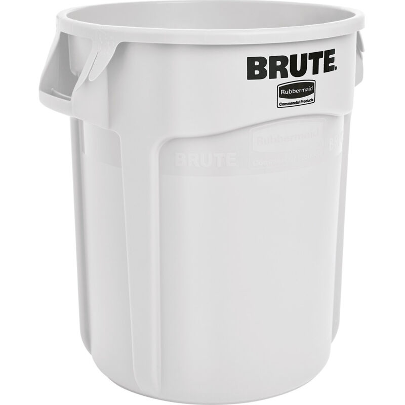 Fût polyvalent blanc 38 l pe d. extérieur400xH435 mm