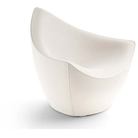 Plust Vela Light Poltrona Bianco Polietilene 88cm