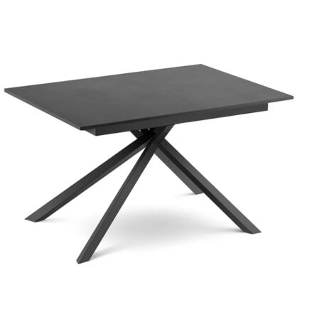 Pluto,  Tavolo allungabile con top in melaminico Cemento grigio (90cm X 140-190cm H. 76cm)  Duzzle