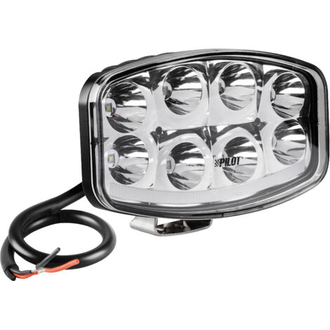 Pluton Nix, Faro Di Profondità Led Con Luce Di Posizione - 10/30V - 245X140 Mm