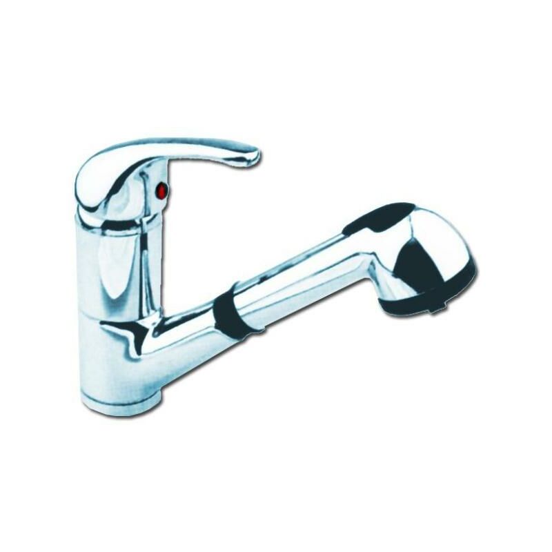 

pluvia capri monomando fregadero encimera extensible 24067cr - Mibricotienda