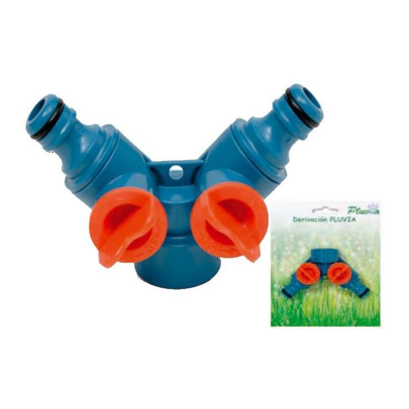 

pluvia derivacion presa grifo 2 salidas conexion 1-2 k6d - Mibricotienda