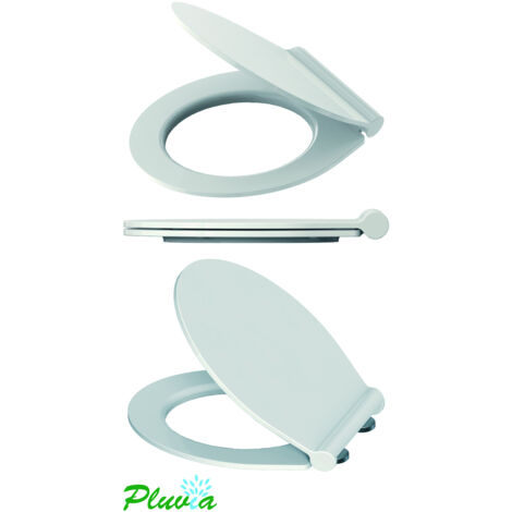 Pluvia Duroplas gepolsterter Universal-Toilettensitz