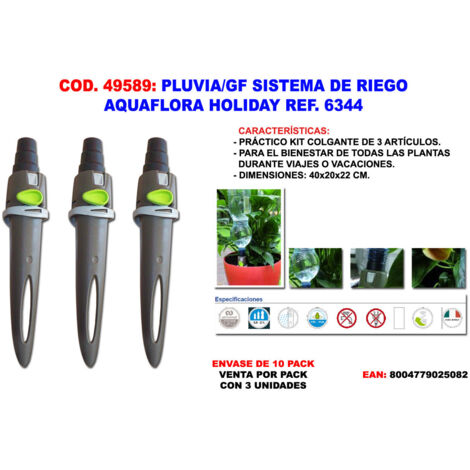 Pluvia/gf sistema riego aquaflora holiday
