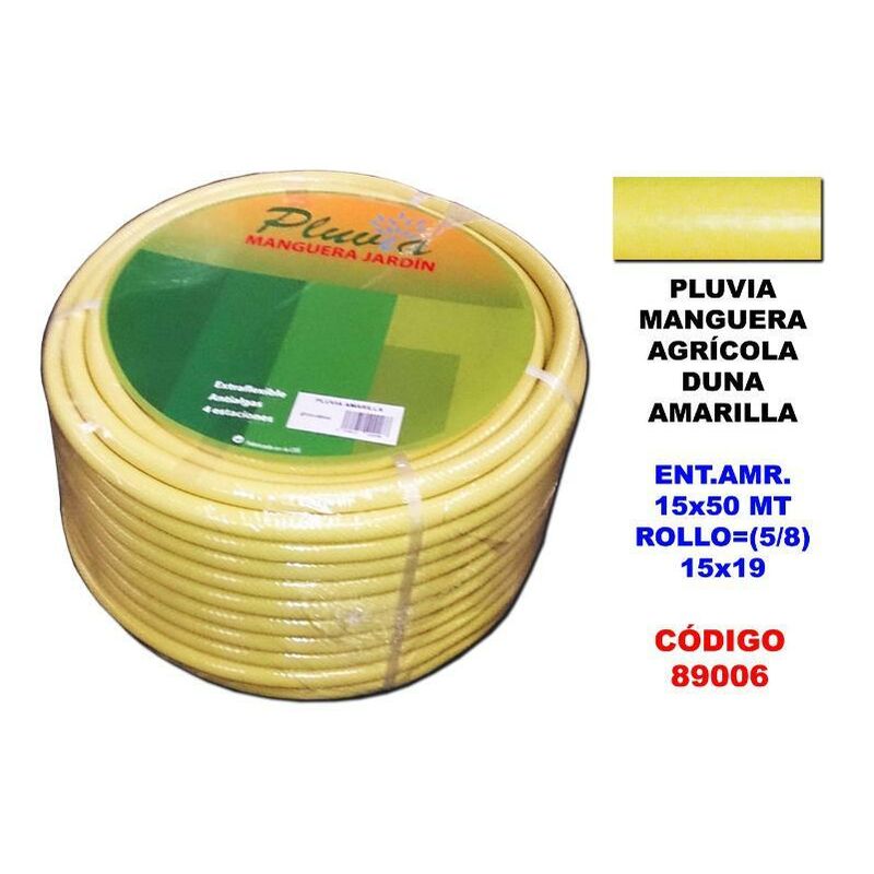 

pluvia manguera amarilla agricola ent.amr.15x50 rollo (5-8)15x19 - Mibricotienda