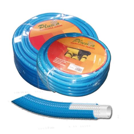PLUVIA MANGUERA TRICOAZUL INTER/BLANCO 19x25 ROLLO=(3/4) 19x23