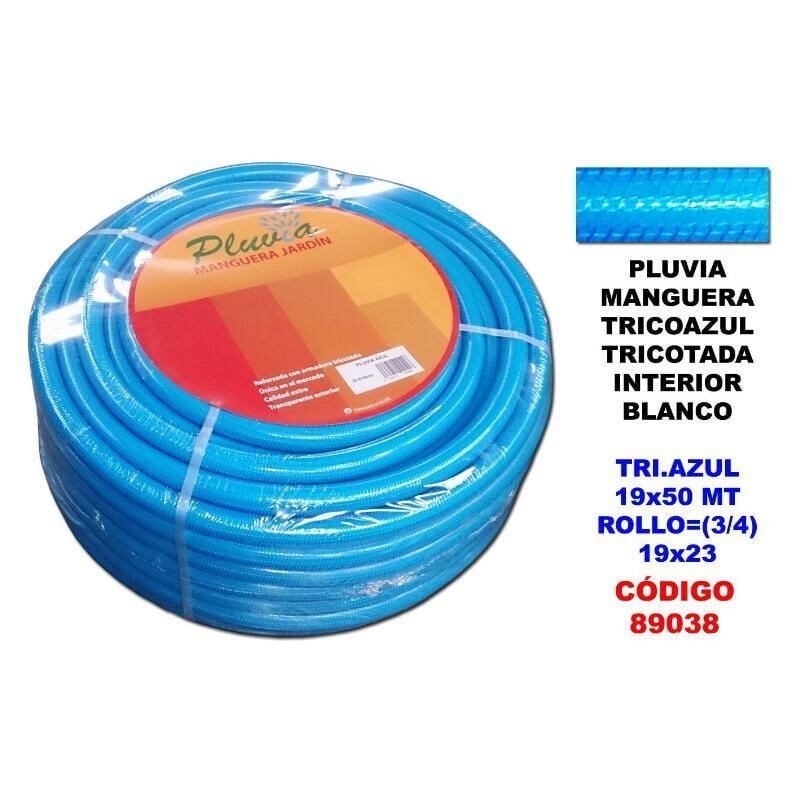

pluvia manguera tricoazul inter-blanco 19x50 rollo (3-4) 19x23 - Mibricotienda