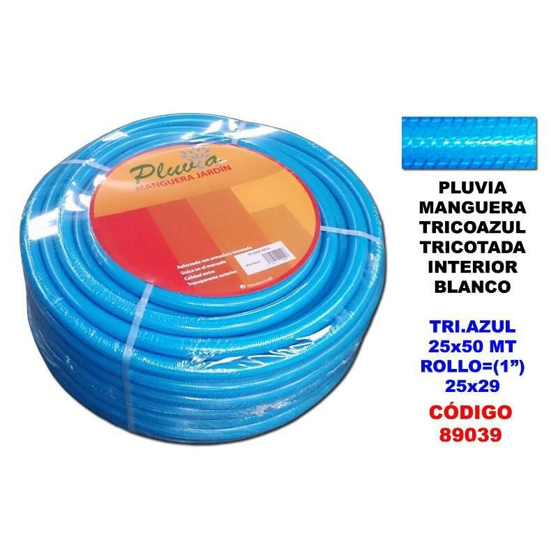 

pluvia manguera tricoazul inter-blanco 25x50 rollo (1 ) 25x29 - Mibricotienda