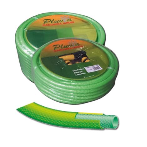 PLUVIA MANGUERA VERDE LATEX TRENZAD.SGR.VRD.19x50 RO=(3/4) 19x23