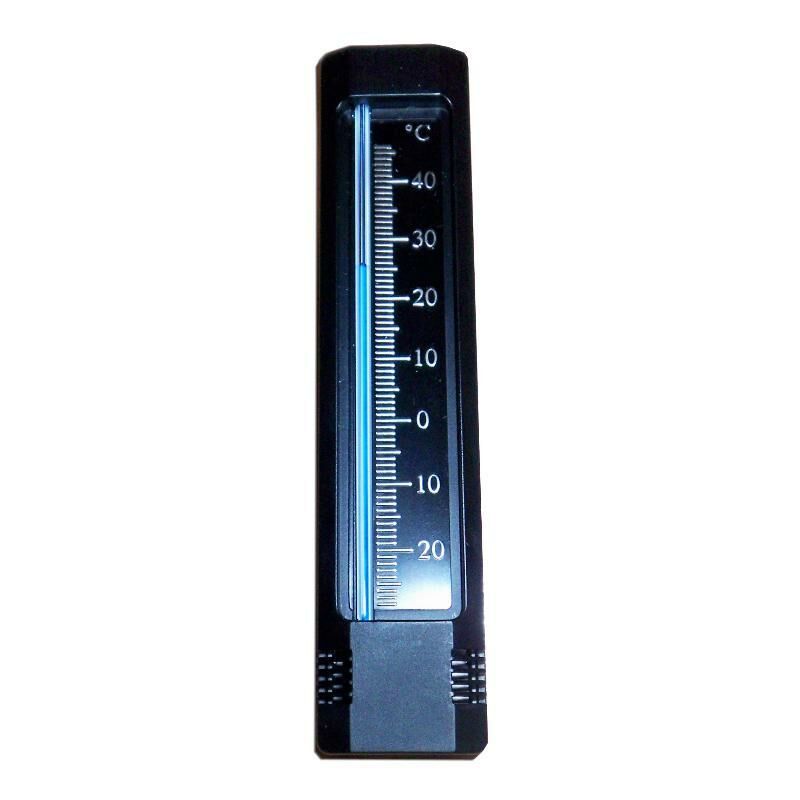 

pluvia termometro 101805-pvc 140x30 mm pvc negro 34005 - Mibricotienda