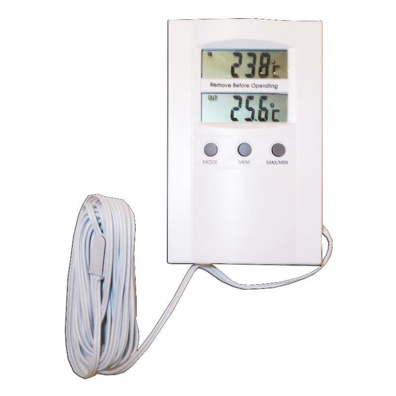 

MIBRICOTIENDA pluvia termometro digital 105061 110x70 mm inter.-exter. 74190
