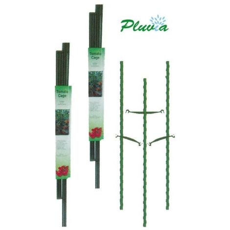 PLUVIA Tutor Acero Plastificado Verde 8mm x 0,90 Metros