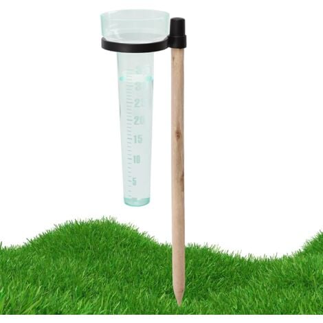 Pluviomètre, 1 pièce Pluviomètre en plastique avec support pour mesurer la pluie pour le jardin, l'extérieur, la cour